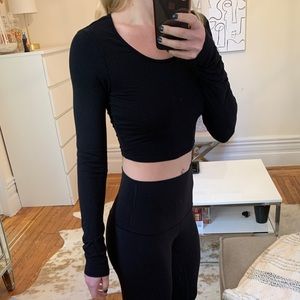Black Crop Top